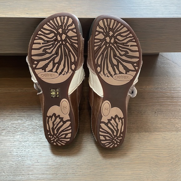 Aetrex Rebecca Leather Slide in Taupe - Picture 7 of 7